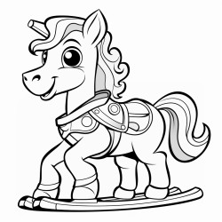 a rocking horse