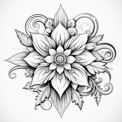 psychedelic snowflakes  unique snowflake designs with intricate details