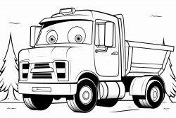 friendly garbage truck