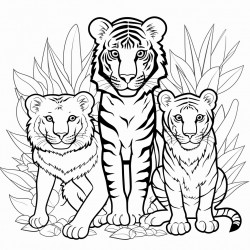 squirrel tiger  leopard lion and zebra