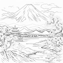 mount fuji in japan