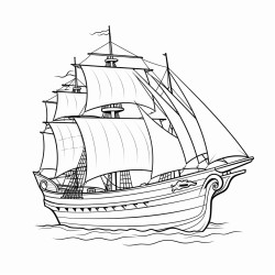 an english pirate ship