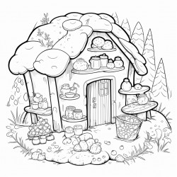 the ants storehouse full of food for the winter