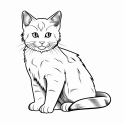 realistic cat