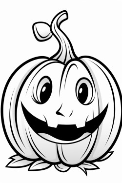 pumpkin halloween coloring page