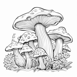 halloween mushroom