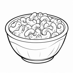 a bowl of macaroni and cheese