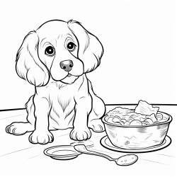 perro comiendo un hueso