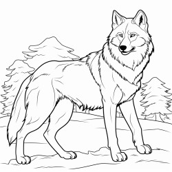 hombre lobo animado