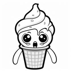 dropped ice cream cone with crying kid