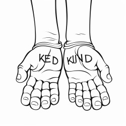 kind hands kind feet kind words