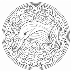 dolphin mandala