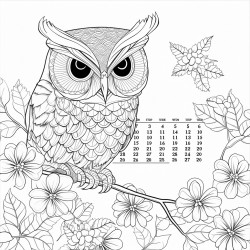 calendar outline for month of august