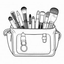 makeup in a purse