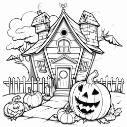 czarownica i wilkoak na halloween