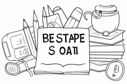 words be safe be kind be responsible with school supplies around