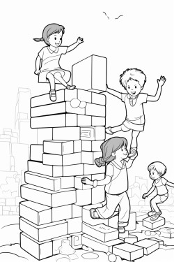 ot week 2024 surrounded by images of children and teens happily playing with blocks puzzles drawing writing