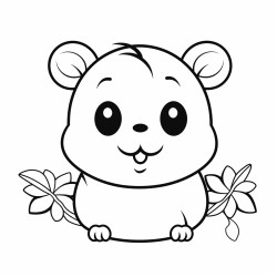 kids coloring page with snail black and white simple line art style minimalist drawing white background style raw