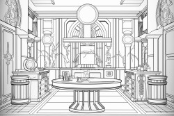 art deco kitcen