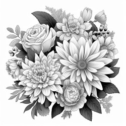 october birth flower bouquet