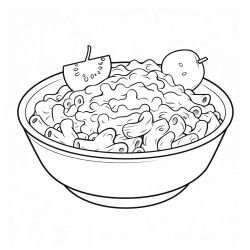 a bowl of macaroni and cheese