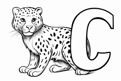 letter c for cheetah