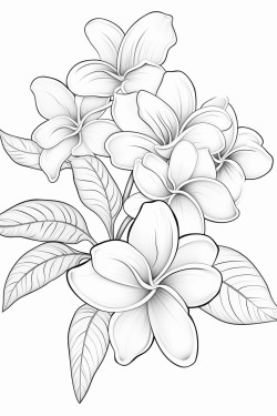 plumeria flowers