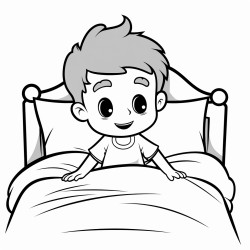 a child waking up
