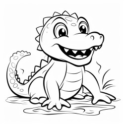 cute crocodile