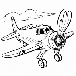 turkey flying an airplane