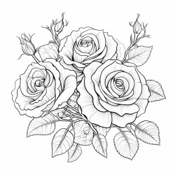 a whimsical rose