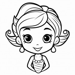 mermaid with short hair