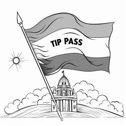 generate an image with indian flag and lgbtq flag cross flying  and written on top happy 15th of august