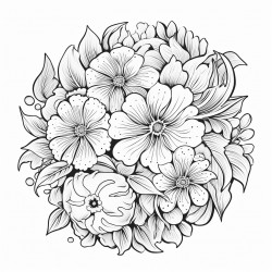 soft ball made from flowers