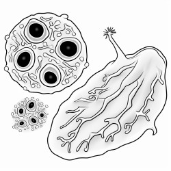 create two eukaryotic cells with organelles one plant one animal