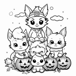 halloween baby tiere