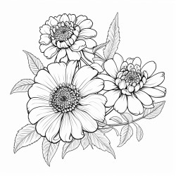zinnia flowers