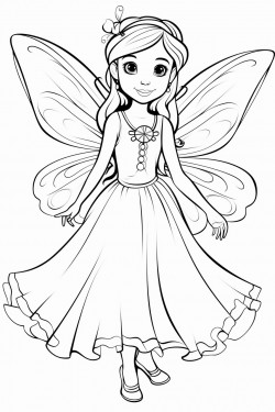 a young girl with delicate dragonfly wings