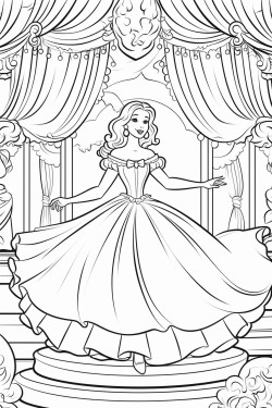 girl performing a musical theatre performance on a stage