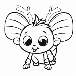 a cute little flea