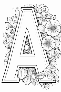 coloring book complete alphabet