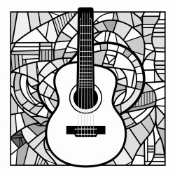 mosaic guitar