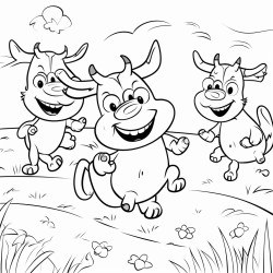 dancing cows
