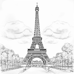 eiffel tower in paris