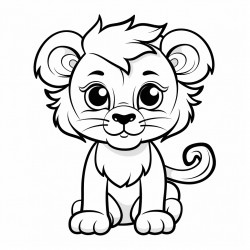 cute lion