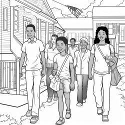 election day fun  kids heading to the polls with their parents