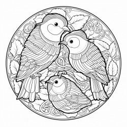 mandala birds