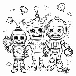 halloween robot party