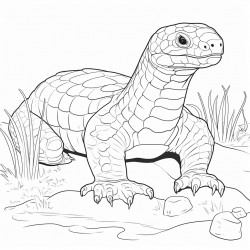 eastern indigo snake and gopher tortoise