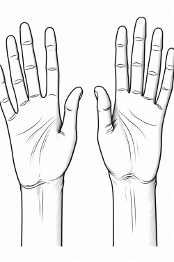 hands with long nails
